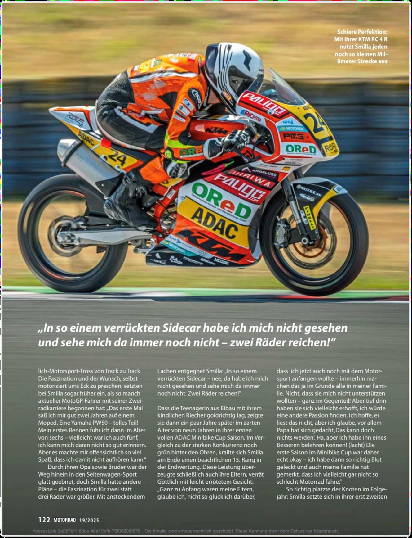 Motorrad-Magazin Bericht